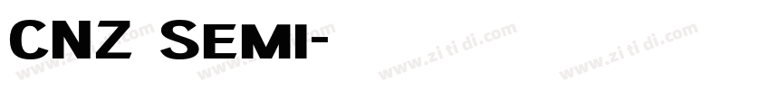 CNZ Semi字体转换